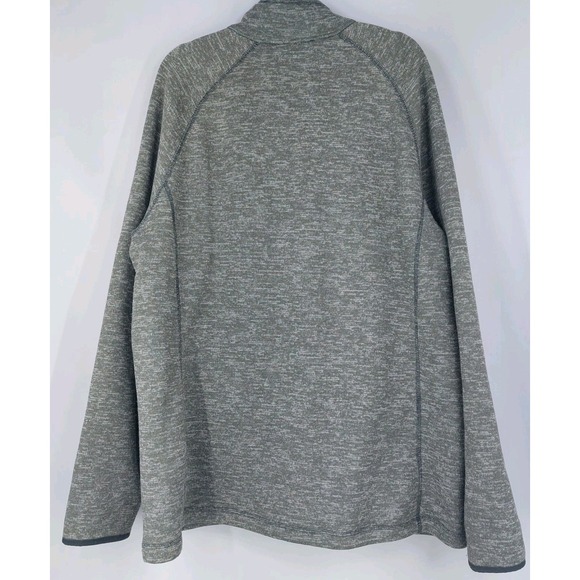 Swiss Tech Full Zip Fleece Jacket Mens Large Dark Grey Pockets Outdoor - Picture 6 of 7